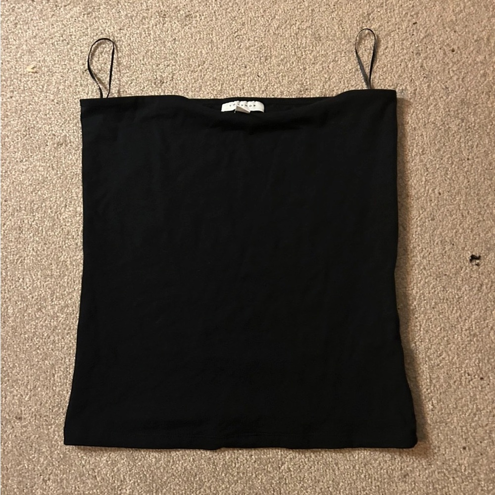 Topshop Black Camisole with Spaghetti Straps